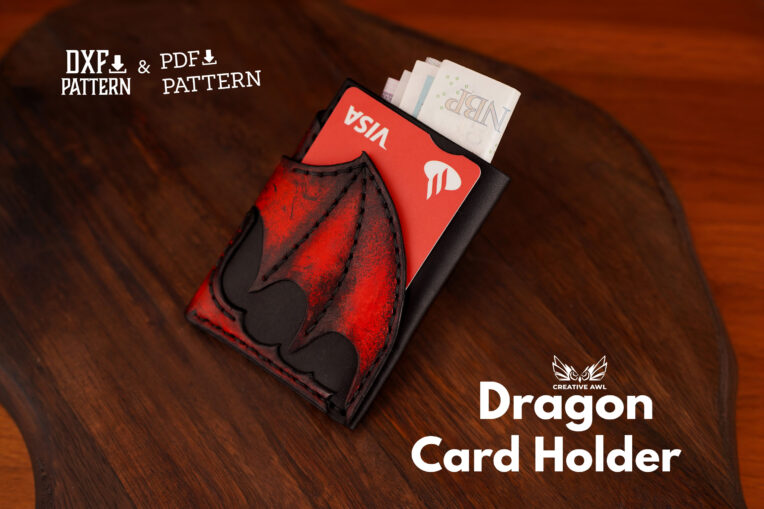 Dragon Card Holder [PDF & DXF pattern]